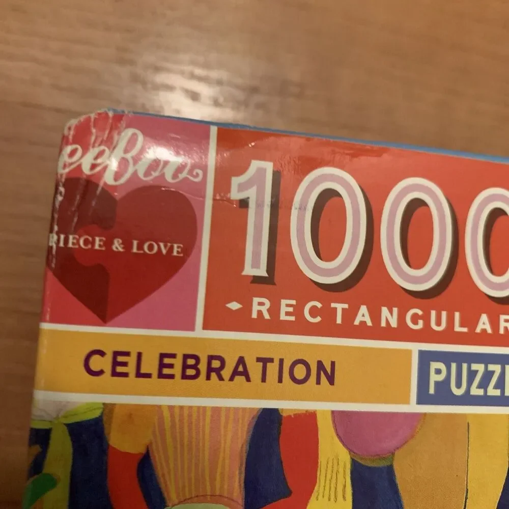 EeBoo Peace & Love Celebration Jigsaw Puzzle 1000 Pieces